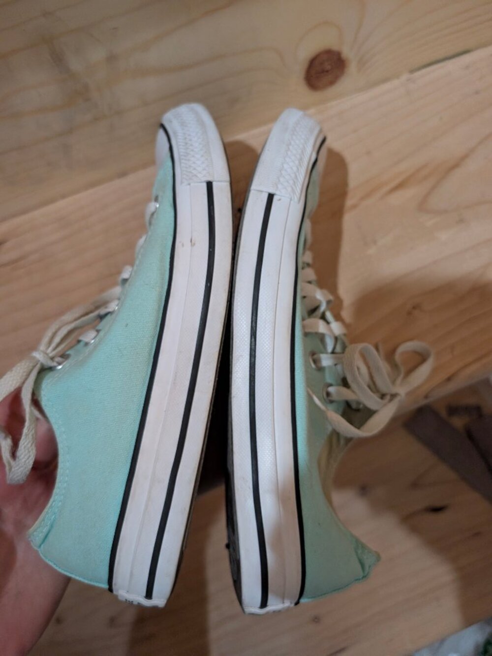 EUC Converse Low Tops Women's 9 Chuck Taylor All Star Lo-Top Aruba Blue sneakers - Picture 5 of 9